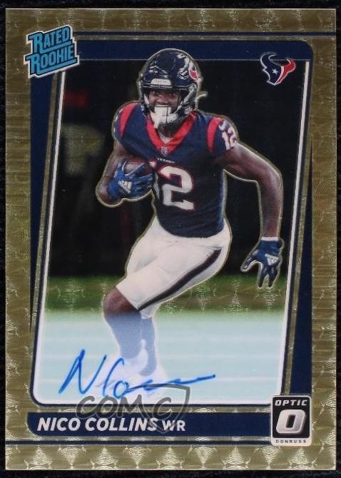 Nico Collins [RPS Gold Vinyl Autograph] #230