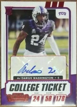 Ar'Darius Washington [Autograph] #289