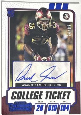 Asante Samuel Jr. [Autograph Blue] #282
