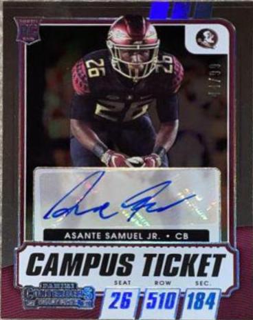 Asante Samuel Jr. [Autograph Campus Ticket] #282