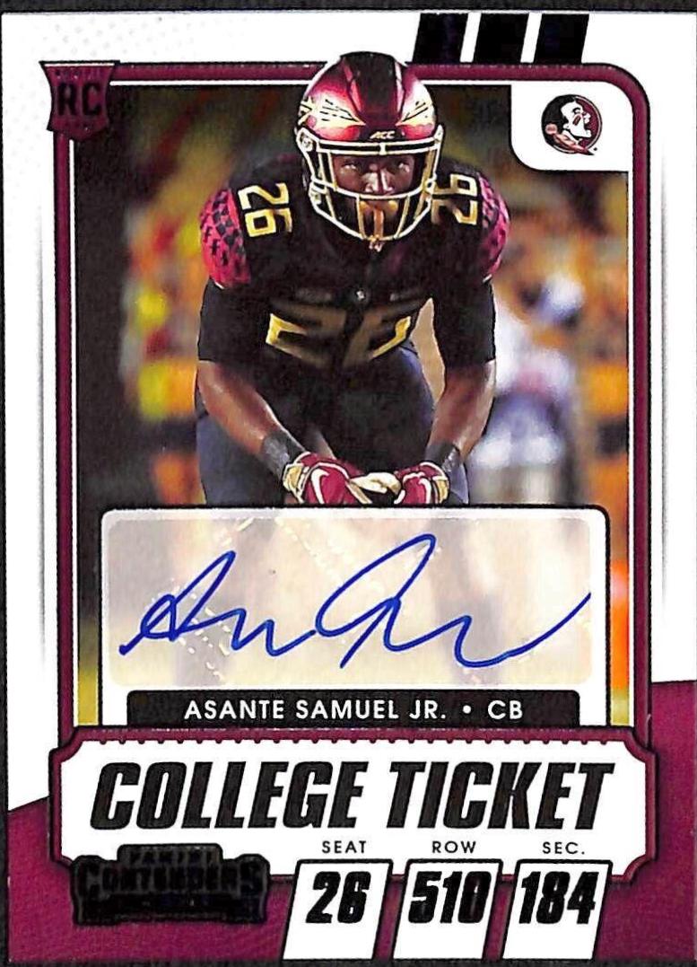 Asante Samuel Jr. [Autograph Purple] #282