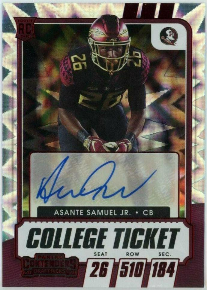 Asante Samuel Jr. [Autograph Red Explosion] #282