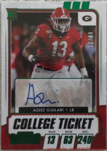 Azeez Ojulari [Autograph Green] #296