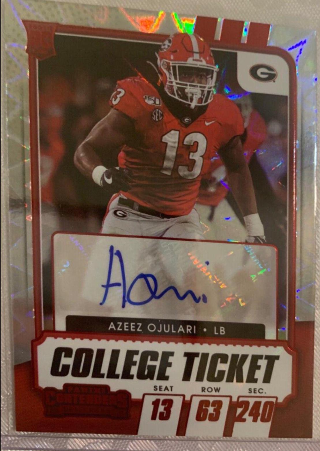 Azeez Ojulari [Autograph Red Explosion] #296