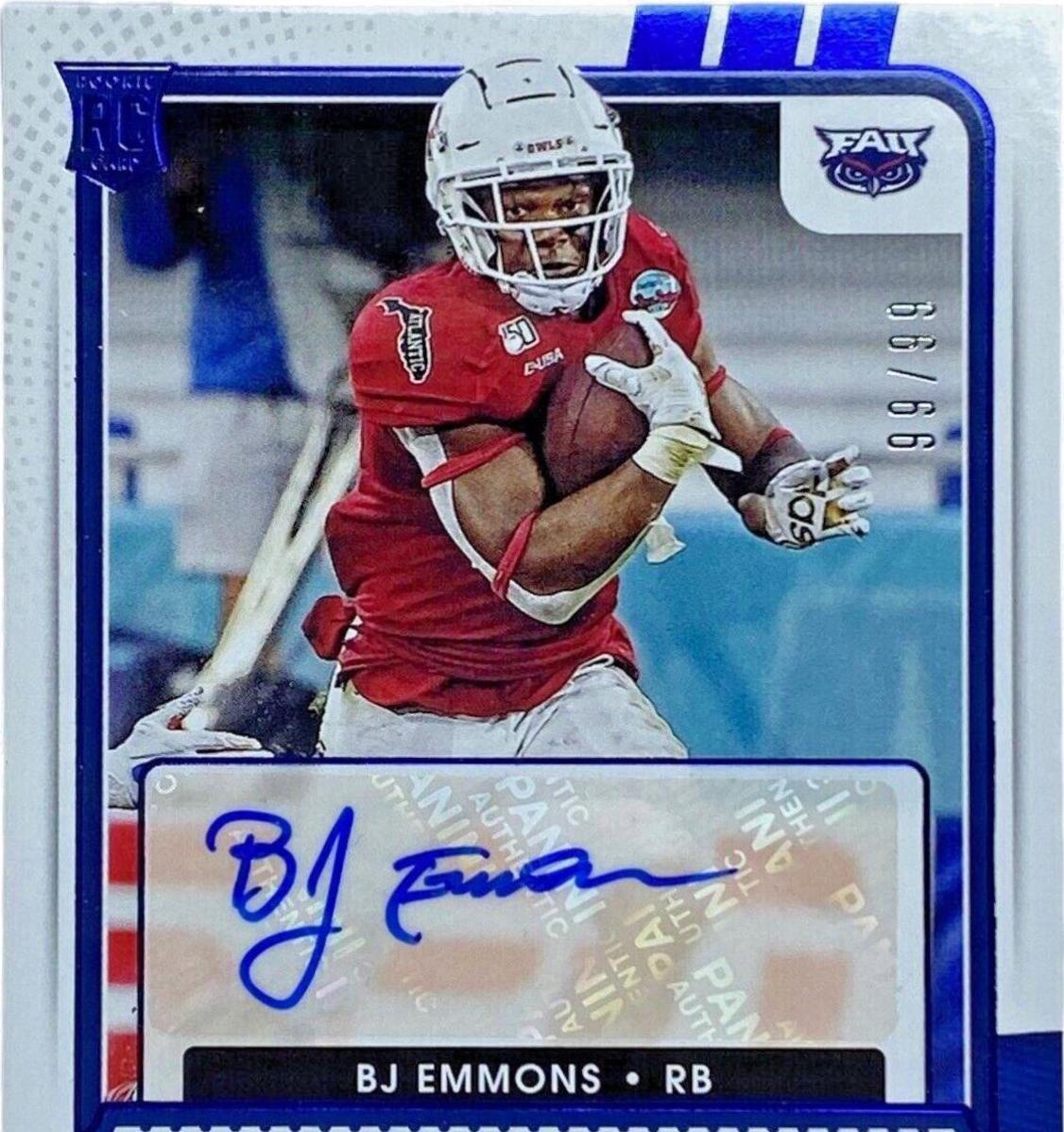 BJ Emmons [Autograph Blue] #268