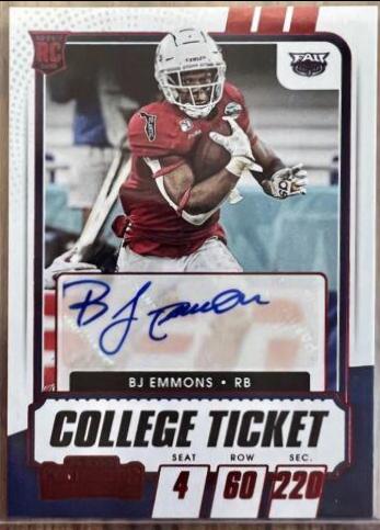 BJ Emmons [Autograph Campus Ticket] #268
