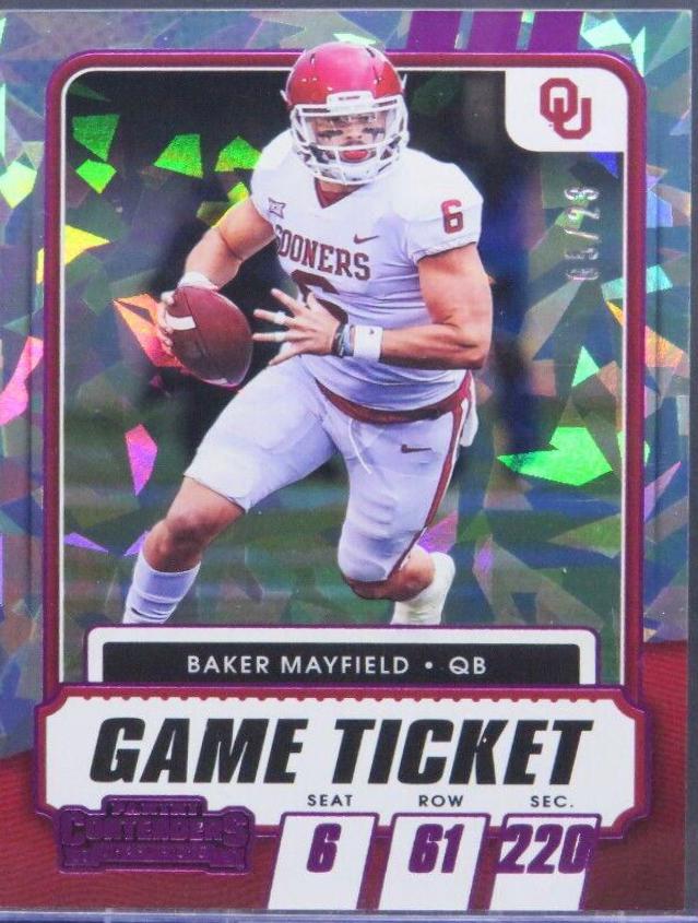 Baker Mayfield [Cracked Ice Ticket] #19