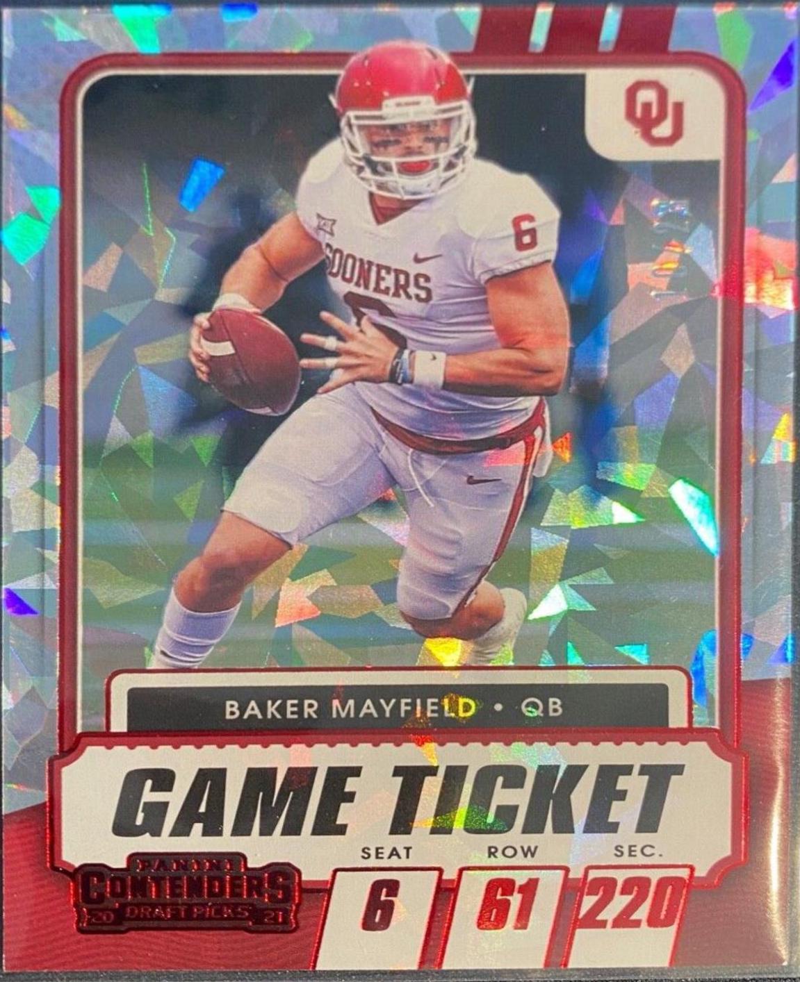 Baker Mayfield [Red Cracked Ice] #19