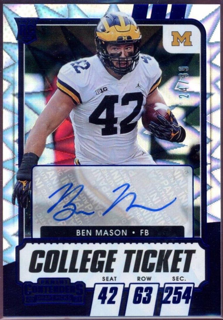 Ben Mason [Autograph Blue Explosion] #193