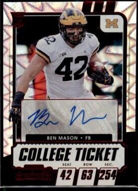 Ben Mason [Autograph Red Explosion] #193