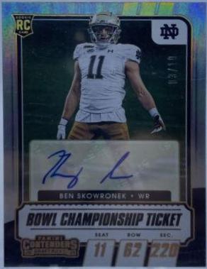 Ben Skowronek [Autograph Bowl Championship Ticket] #142
