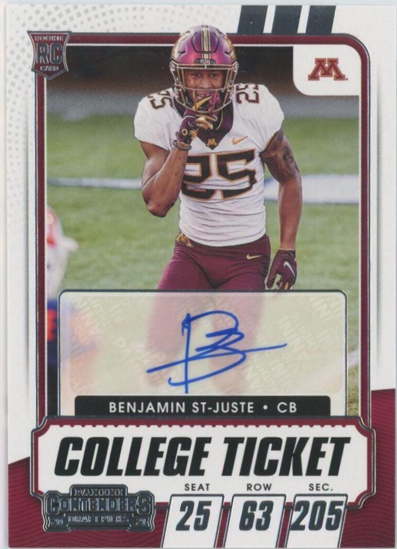 Benjamin St Juste [Autograph Campus Ticket] #196