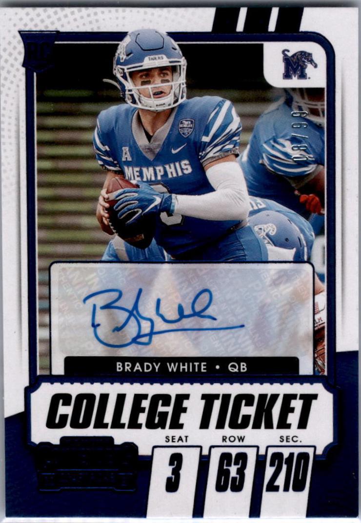 Brady White [Autograph Blue] #222