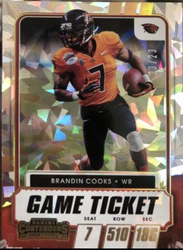 Brandin Cooks [Cracked Ice Ticket] #96