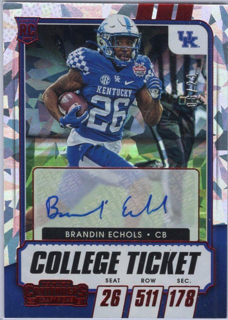 Brandin Echols [Autograph Red Cracked Ice] #315