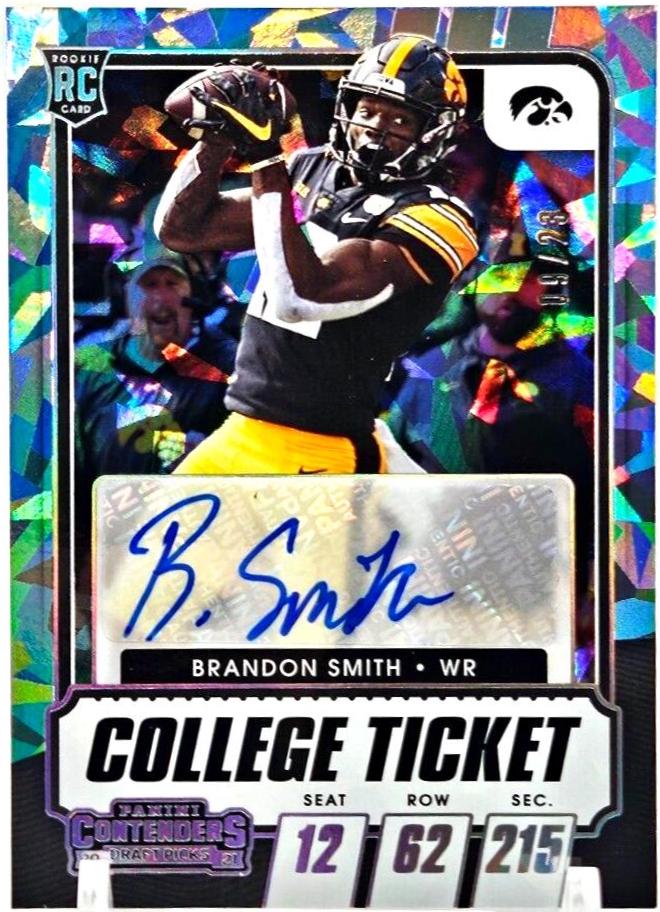 Brandon Smith [Autograph Cracked Ice Ticket] #252