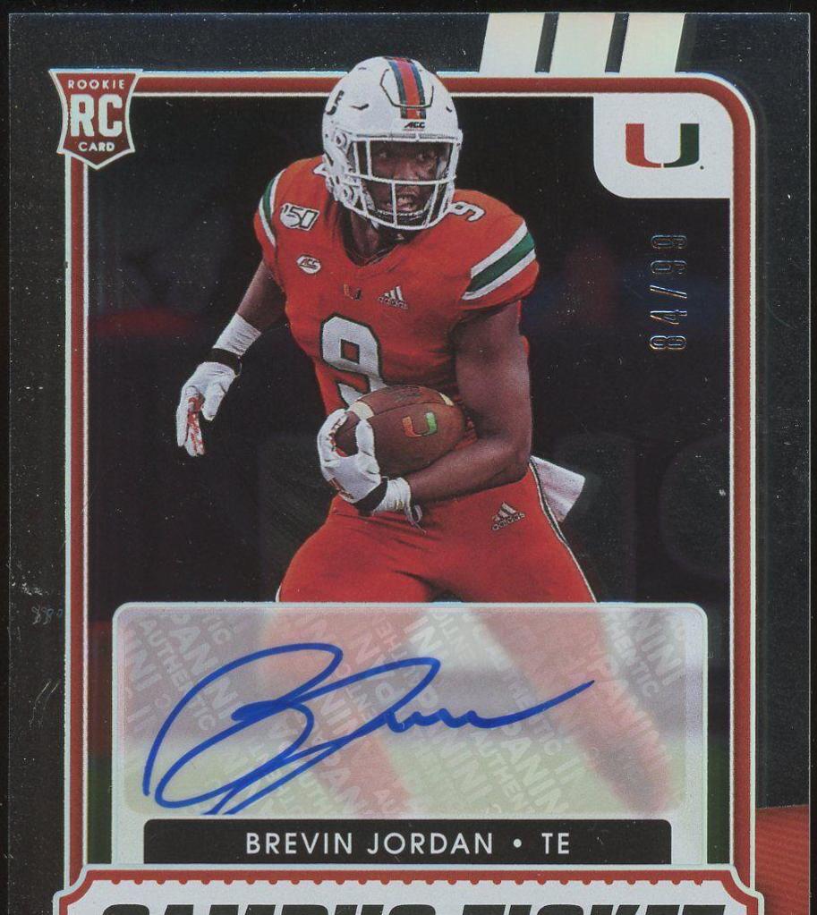 Brevin Jordan [Autograph Campus Ticket] #218