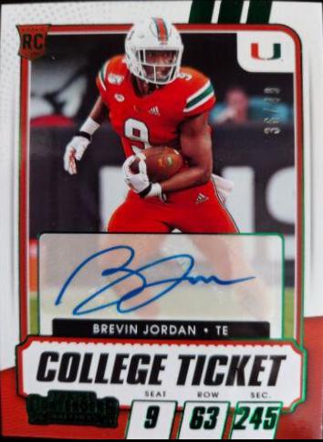 Brevin Jordan [Autograph Green] #218