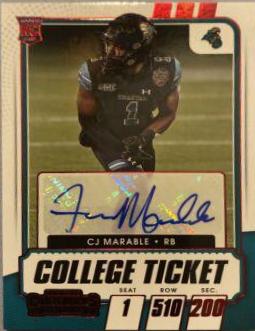 CJ Marable [Autograph Red] #320