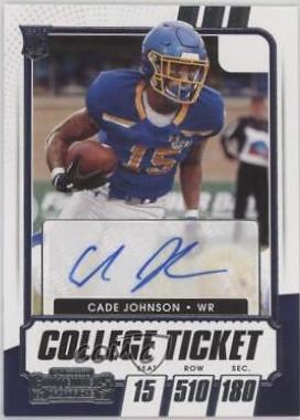 Cade Johnson [Autograph Campus Ticket] #319