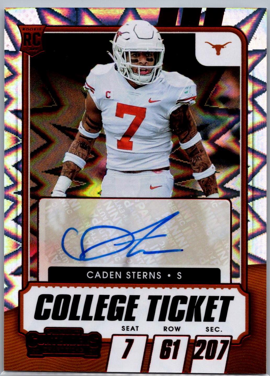 Caden Sterns [Autograph Red Explosion] #231
