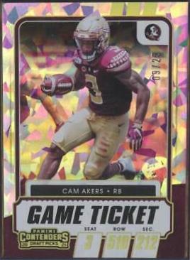 Cam Akers [Cracked Ice Ticket] #57