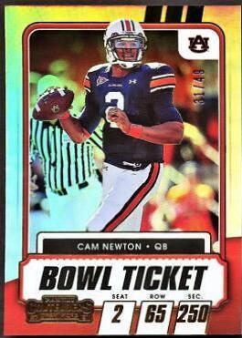 Cam Newton [Bowl Ticket] #23