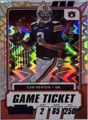 Cam Newton [Cracked Ice Ticket] #23