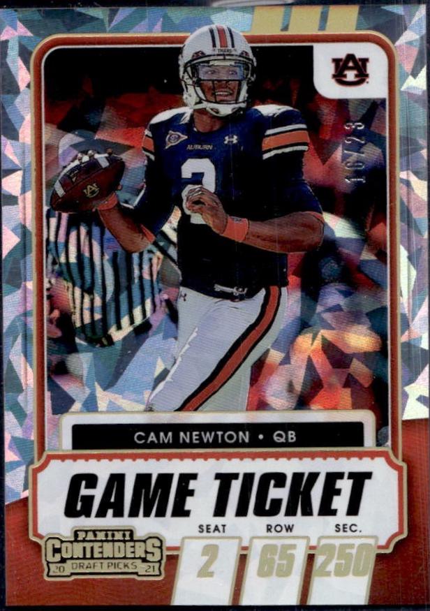 Cam Newton [Gold Cracked Ice] #23