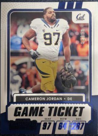 Cameron Jordan [Conference Finals Ticket] #86
