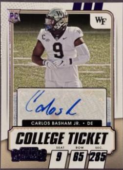 Carlos 'Boogie' Basham [Autograph Purple] #158