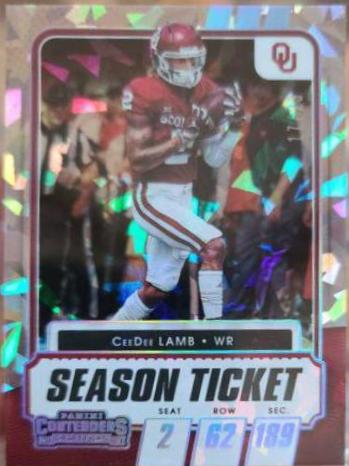 CeeDee Lamb [Cracked Ice Ticket] #44