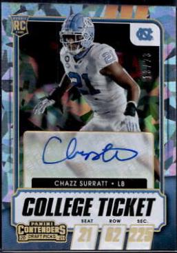 Chazz Surratt [Autograph Cracked Ice Ticket] #205