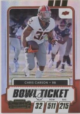 Chris Carson [Bowl Ticket] #63