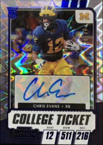Chris Evans [Autograph Blue Explosion] #135
