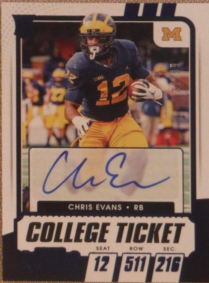 Chris Evans [Autograph Blue] #135