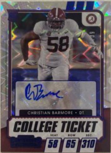 Christian Barmore [Autograph Blue Explosion] #199