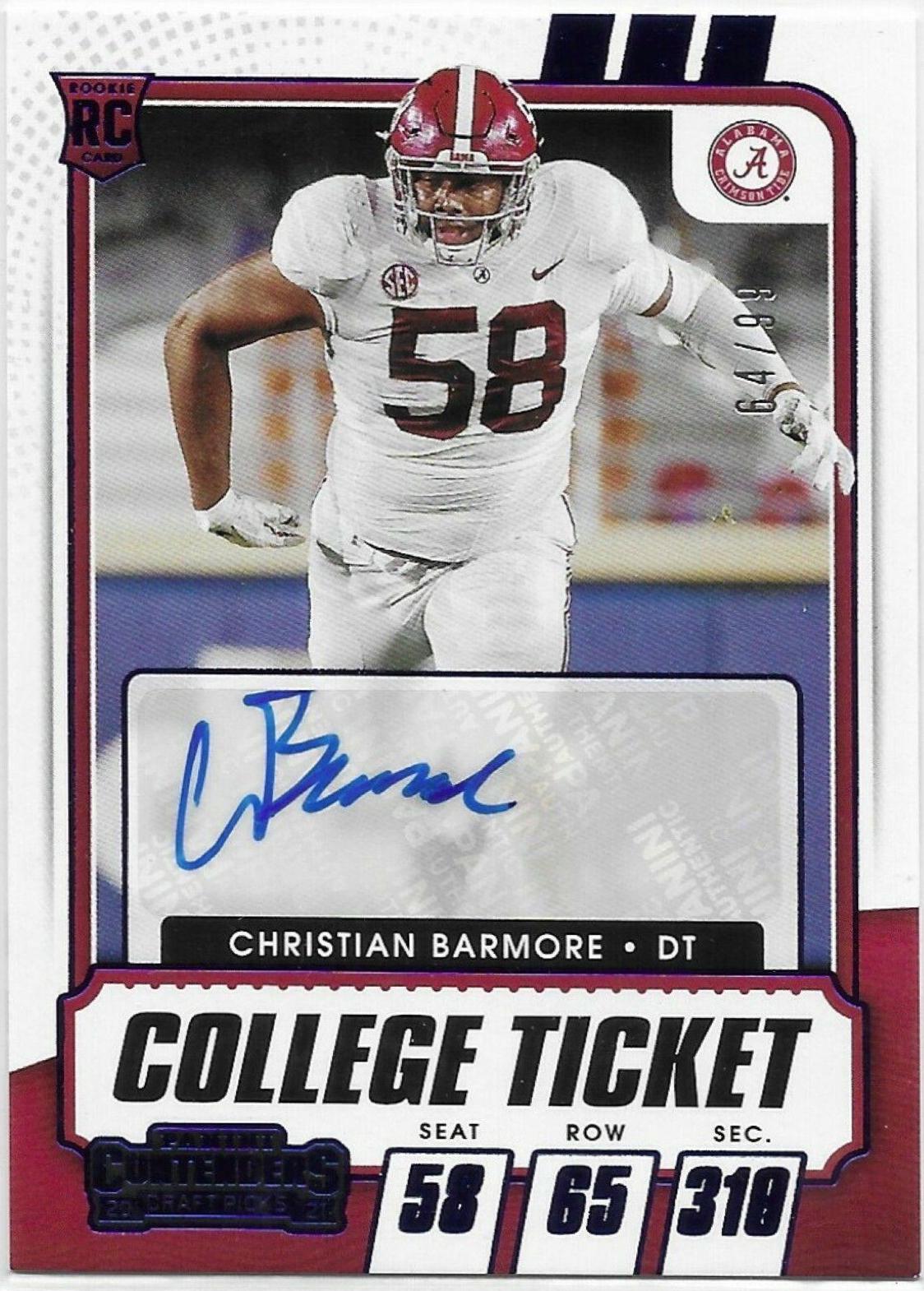 Christian Barmore [Autograph Blue] #199