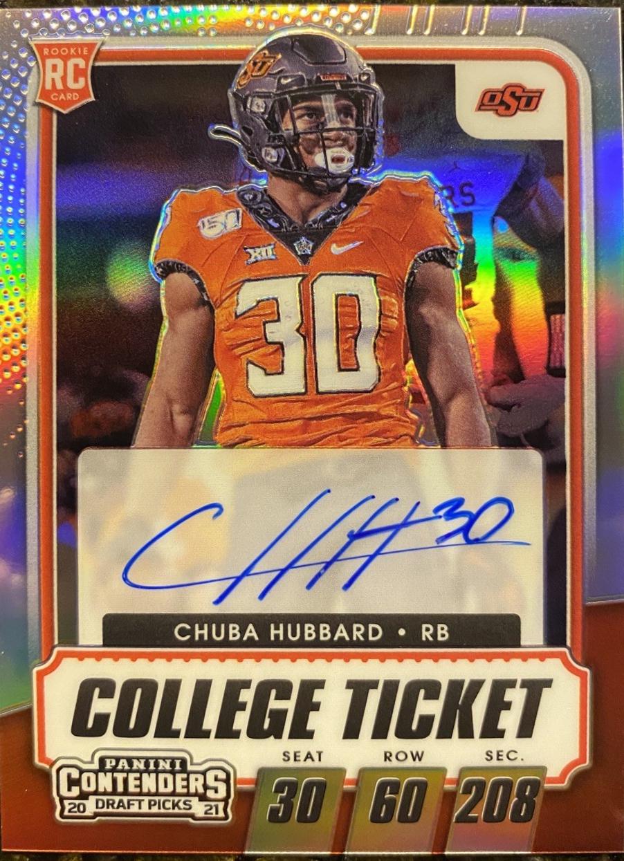 Chuba Hubbard [Autograph Premium] #119