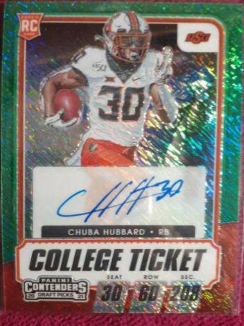 Chuba Hubbard [Autograph] #119