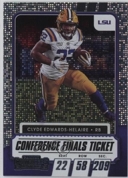 Clyde Edwards Helaire [Conference Finals Ticket] #54