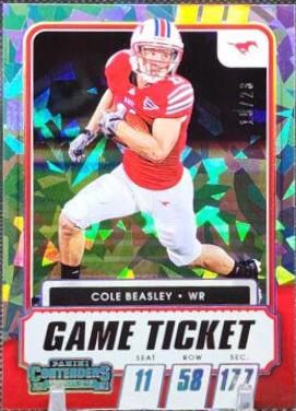 Cole Beasley [Cracked Ice Ticket] #94