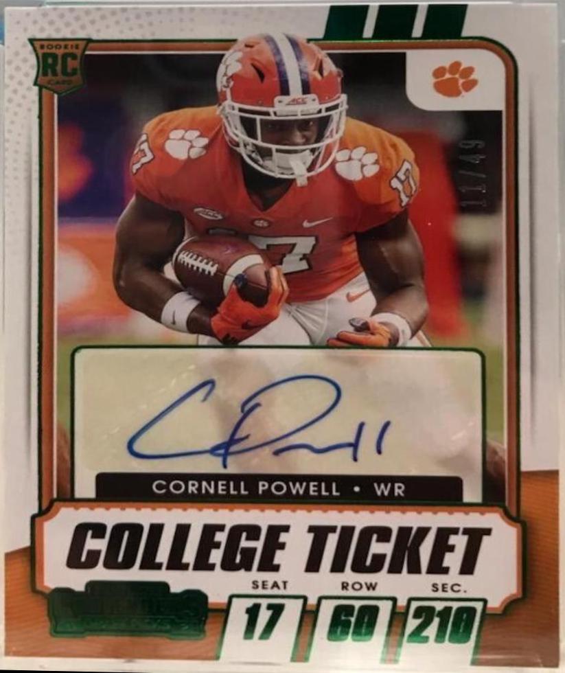Cornell Powell [Autograph Green] #258