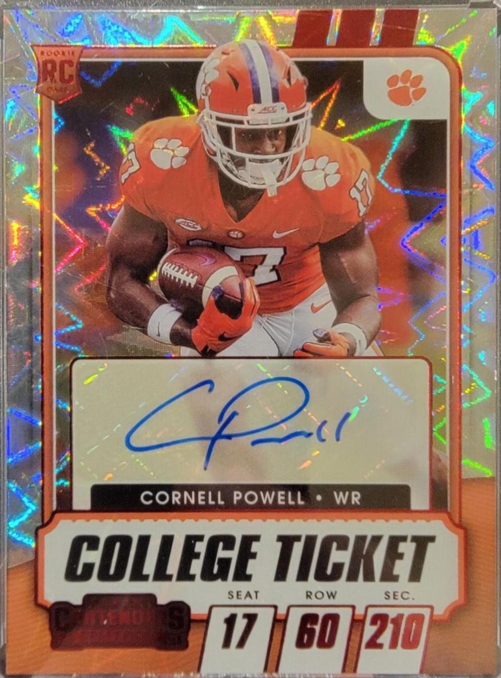Cornell Powell [Autograph Red Explosion] #258