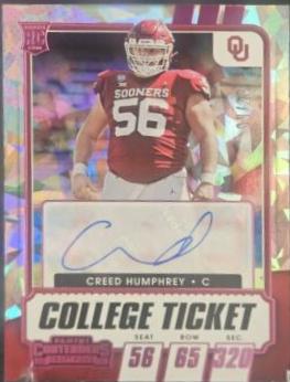 Creed Humphrey [Autograph Pink Cracked Ice] #238