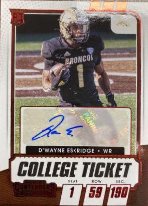 D'Wayne Eskridge [Autograph Red] #148
