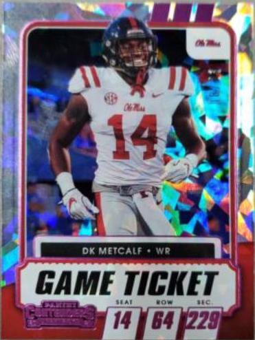 DK Metcalf [Cracked Ice Ticket] #27