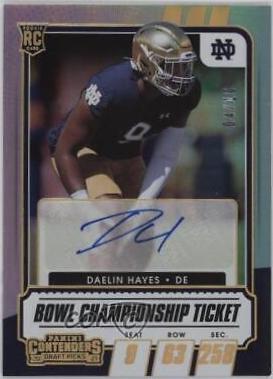 Daelin Hayes [Autograph Bowl Championship Ticket] #324
