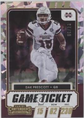 Dak Prescott [Cracked Ice Ticket] #24