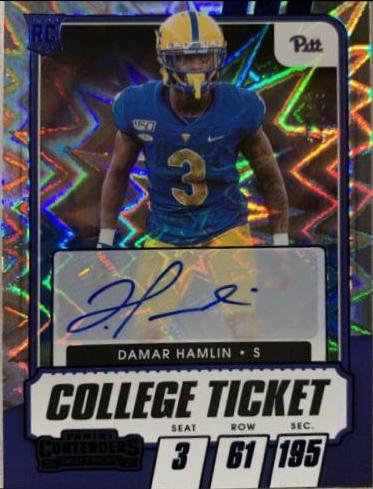 Damar Hamlin [Autograph Blue Explosion] #250